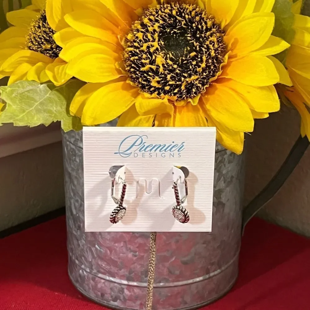 Premier Designs Mattie Silver Earrings #PDER1